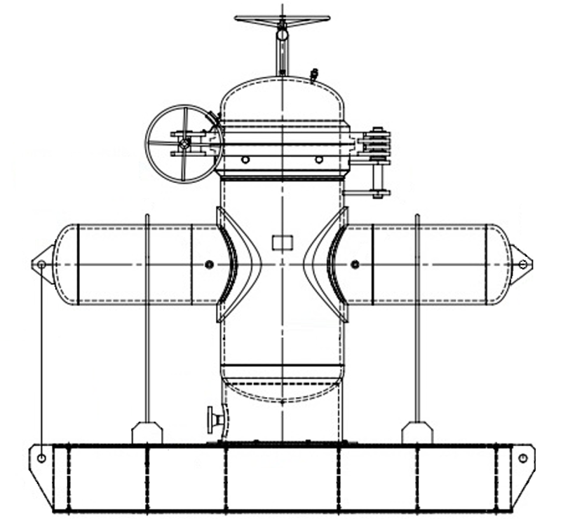 Расчет прочности испытательного стенда фильтра DN500